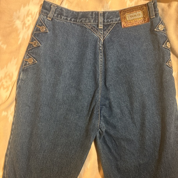 Western High Rise Blue Jeans for Women - Picture 4 of 5